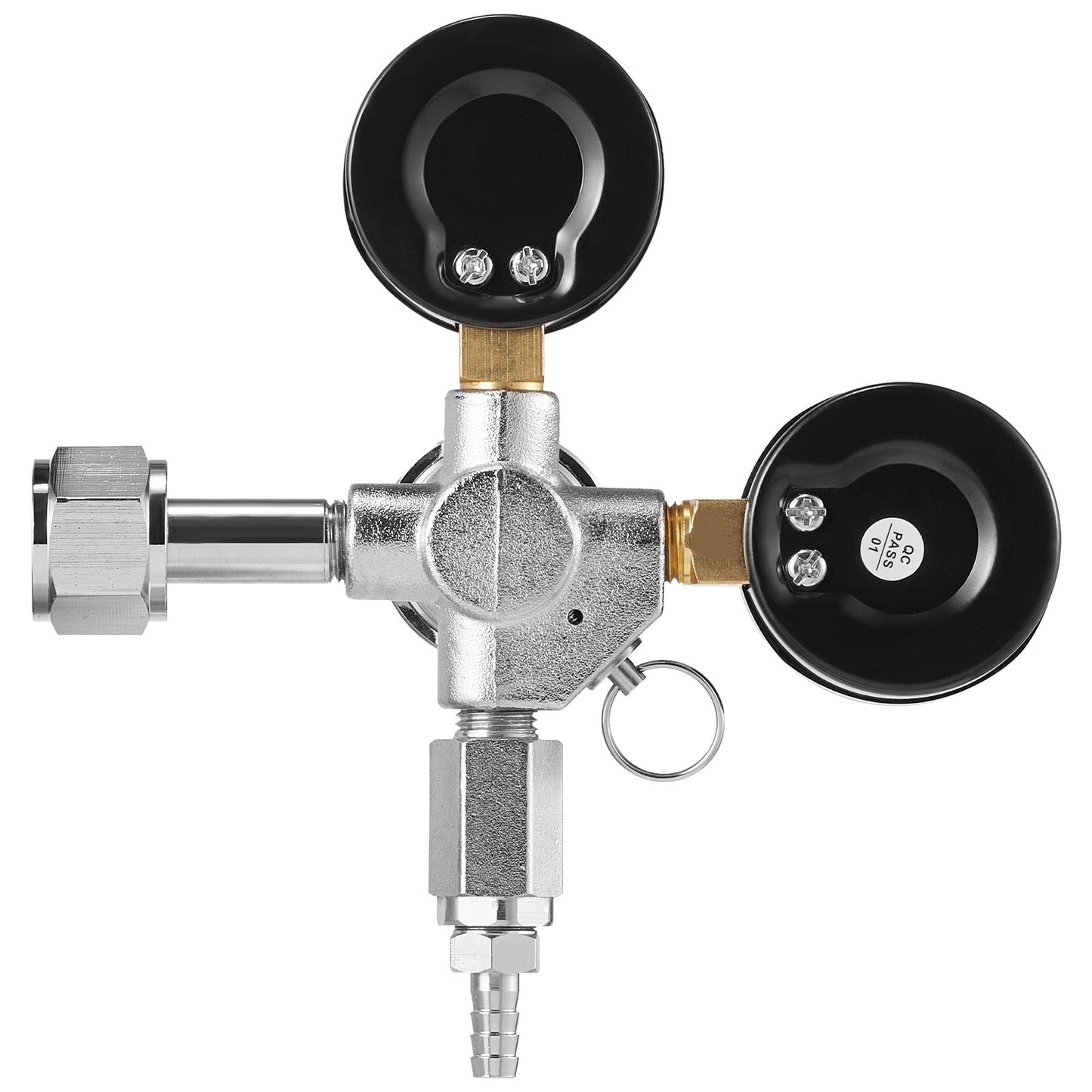 VEVOR Double Gauge Regulator, CO2 Regulator Gauge with 0-60PSI, Heavy Duty CO2 Gauge Gas System,-$30