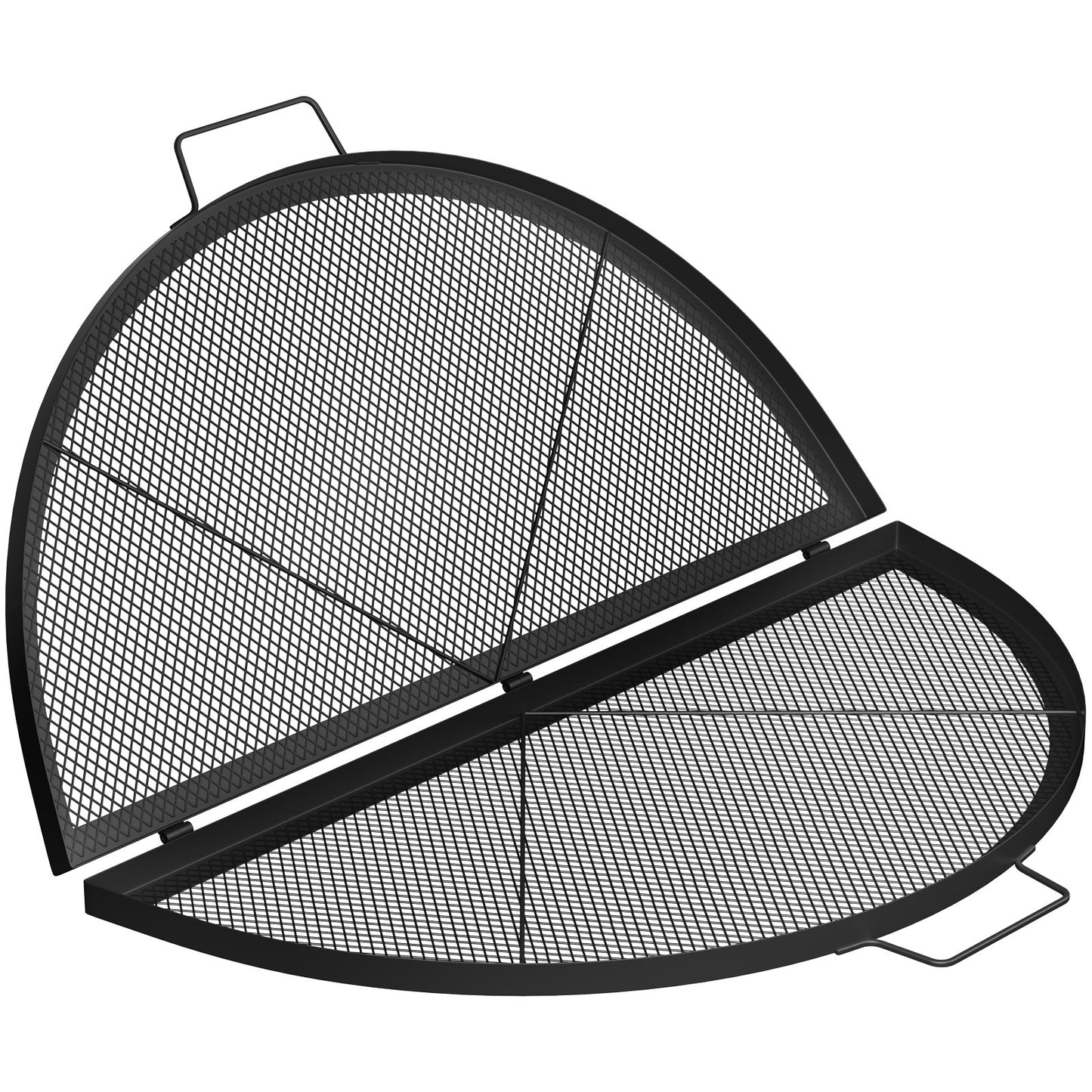 VEVOR Fire Pit Grill Grate, Foldable Round Cooking Grate, Heavy Duty X-Marks Campfire BBQ Grill,-$40