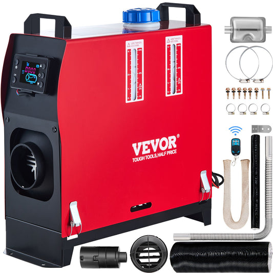 VEVOR Diesel Heater 12V Diesel Air Heater Muffler 8KW Diesel Heater with LCD Thermostat Monitor,-$110