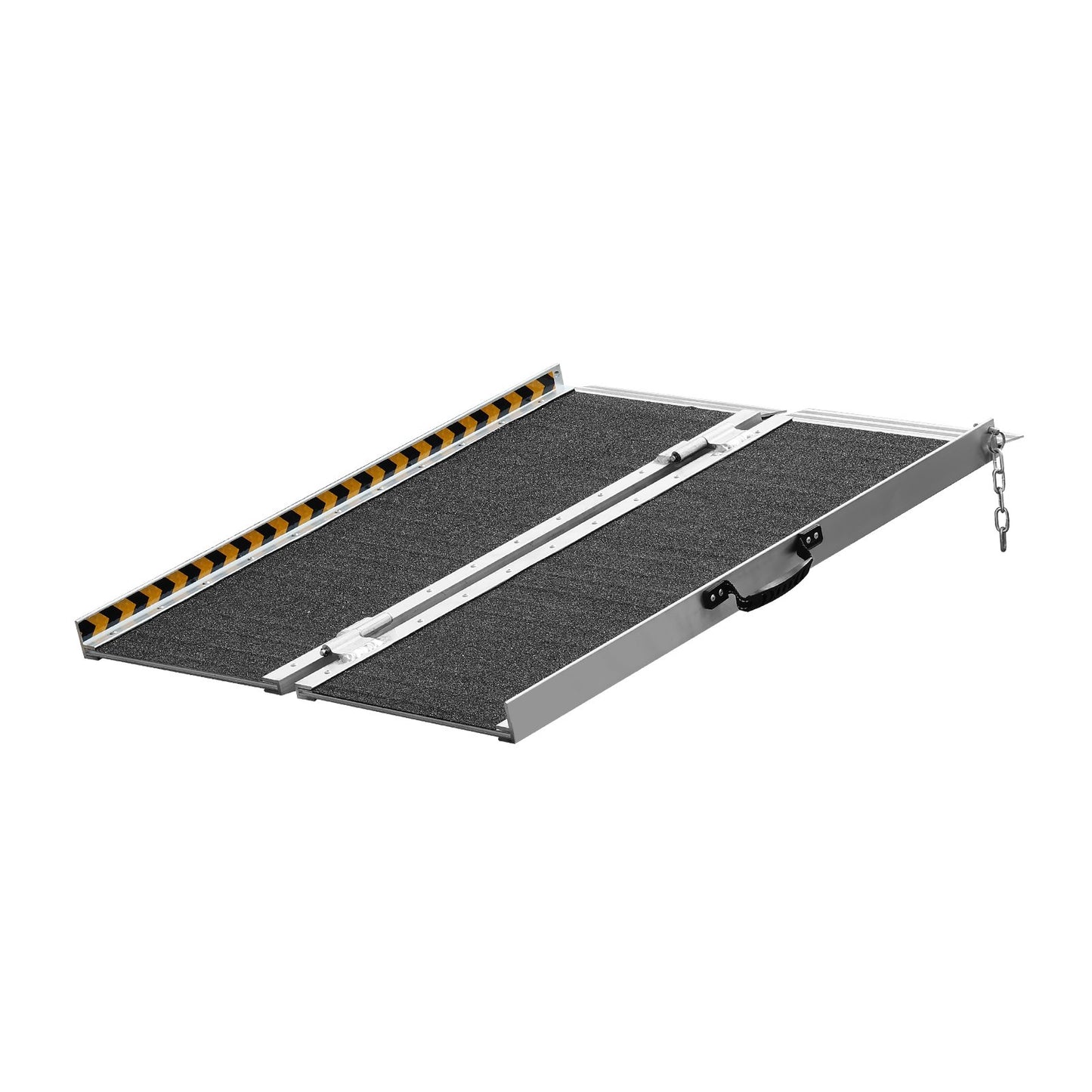 VEVOR Portable Wheelchair Ramp, 2 ft 800 lbs Capacity, Non-Slip Aluminum Folding Threshold Ramp,-$60