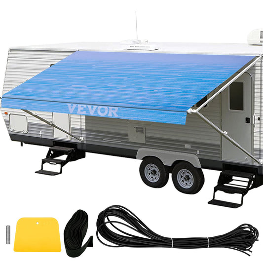 VEVOR RV Awning 16' Camper Awning Fabric, Trailer Awning Canopy Patio Camping Car Awning,-$100