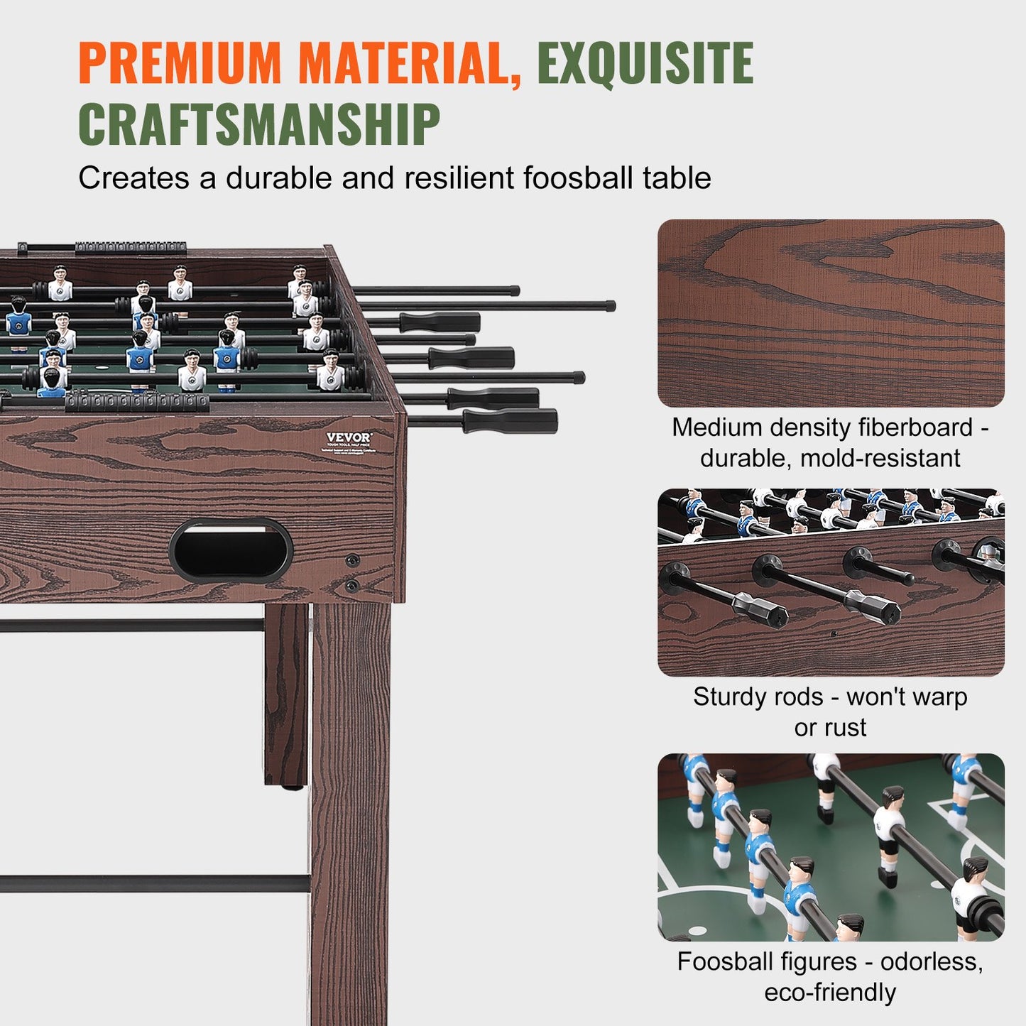 VEVOR Foosball Table, 55 inch Standard Size Foosball Table, Indoor Full Size Foosball Table for Home,-$270