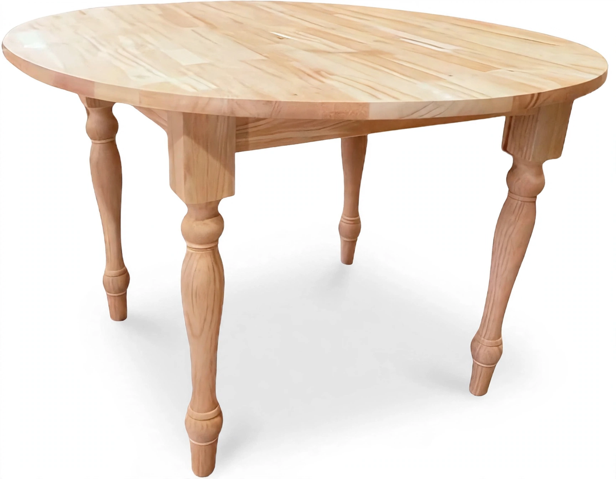 BNIB-Premium Solid Wood Round Dining Table - 42" (107cm )Tabletop, 29.5"(75cm) Height