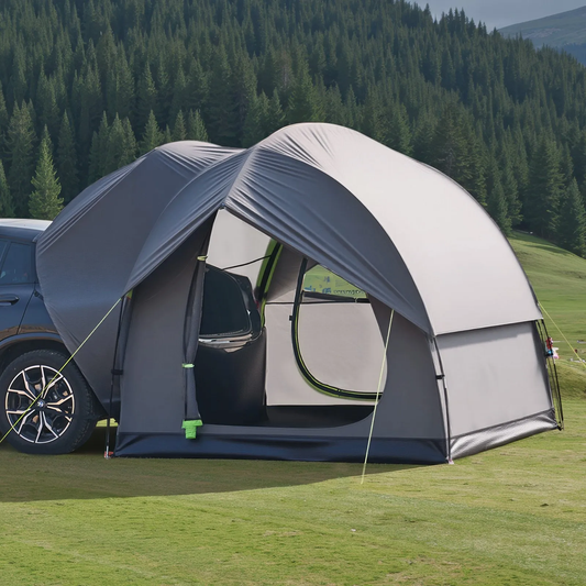 VEVOR SUV Tent for Camping, 8FT L x 8FT W, Waterproof PU2000mm Spacious Double Design,-$165