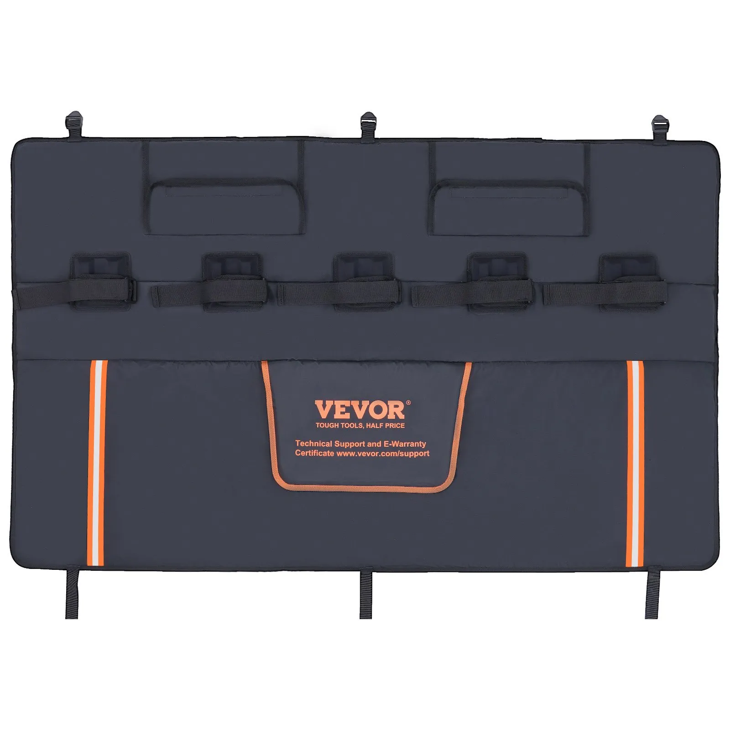 VEVOR Tailgate Bike Pad, 53" Truck Tailgate Pad Carry 5 Mountain Bikes, Upgraded Grooves,-$35