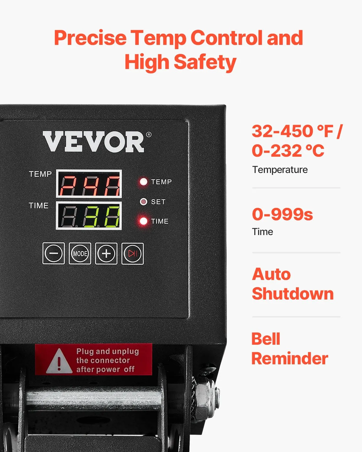 New (No box)VEVOR Heat Press, 15 x 15 inch Heat Press Machine for T-shirts, Fast and Even Heating,-$160