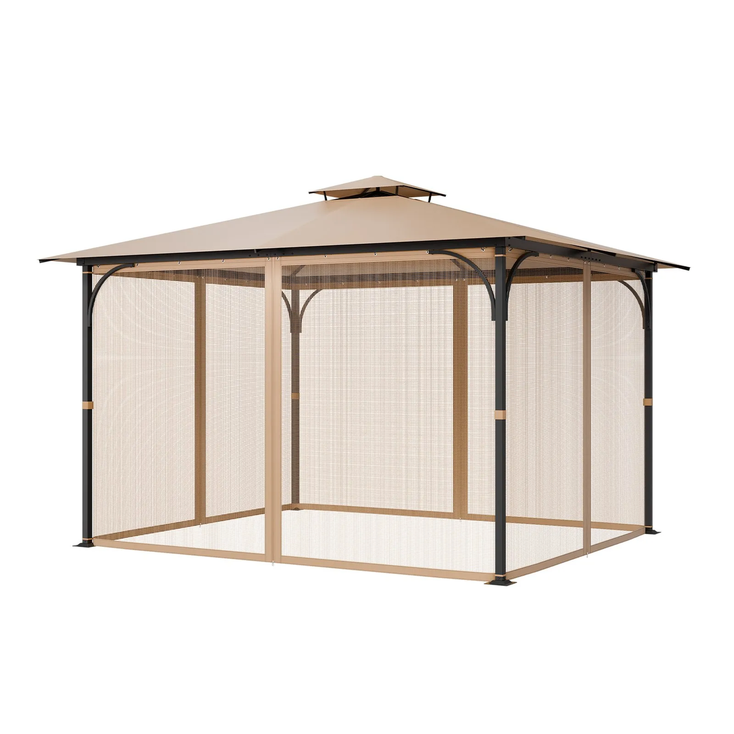 VEVOR Gazebo Netting Replacement, Fit Most 10 x 12 x 7 FT Gazebo Curtain, (Netting Only),-$45