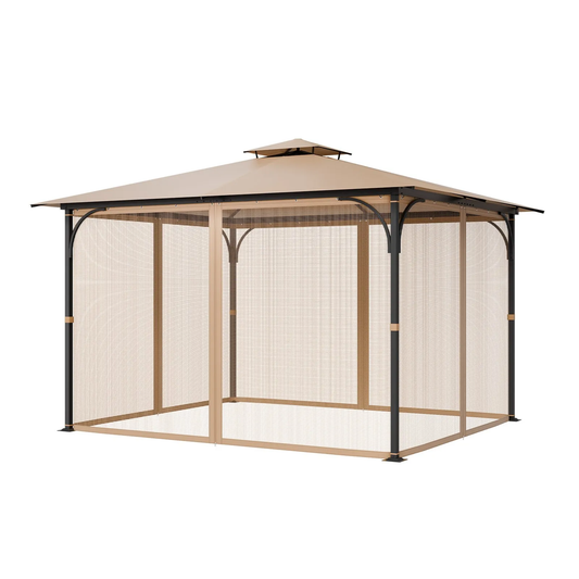 VEVOR Gazebo Netting Replacement, Fit Most 10 x 12 x 7 FT Gazebo Curtain, (Netting Only),-$45