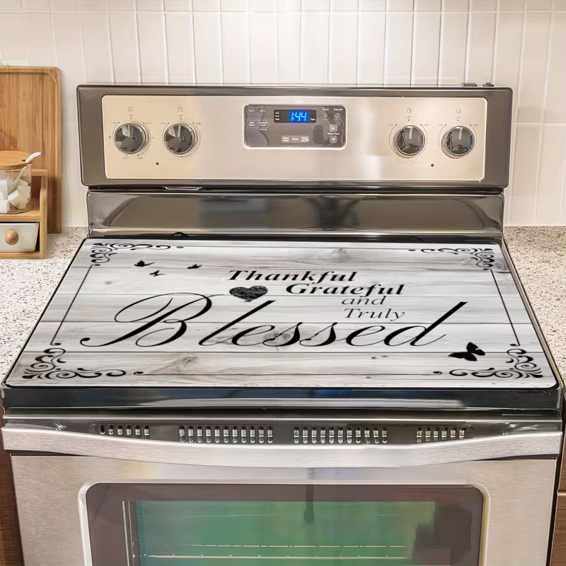 BNIB-Extra Large Stove Top Cover Protector 28.5x20.5 Inch for Electric Glass Stove, Anti-Slip ,-$5