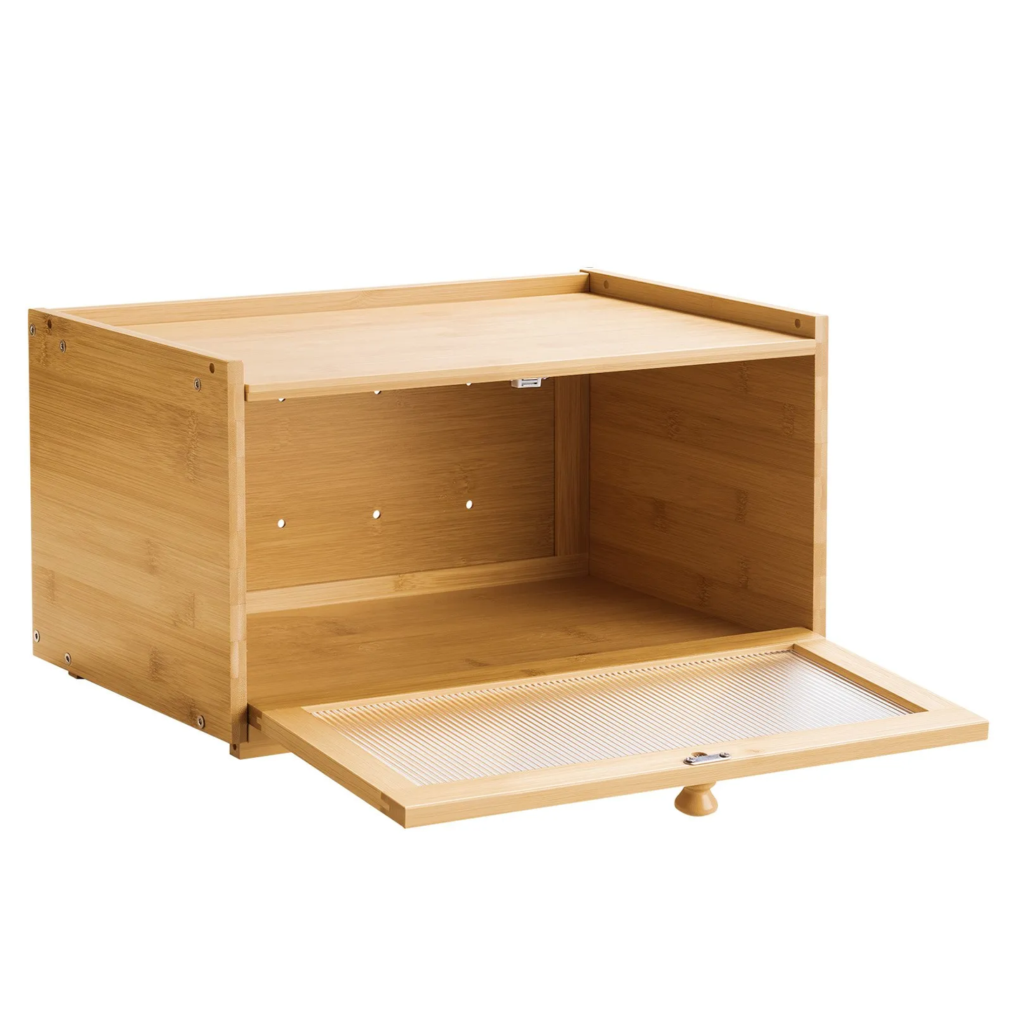 VEVOR Bread Box for Kitchen Counter, Large Capacity Bamboo Bread Storage Container,-$25