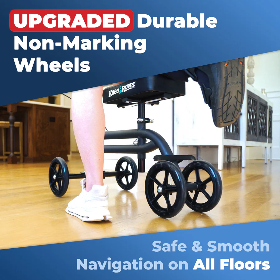 Brand New Economy Knee Rover® Steerable Knee Scooter (Matte Black),-$100