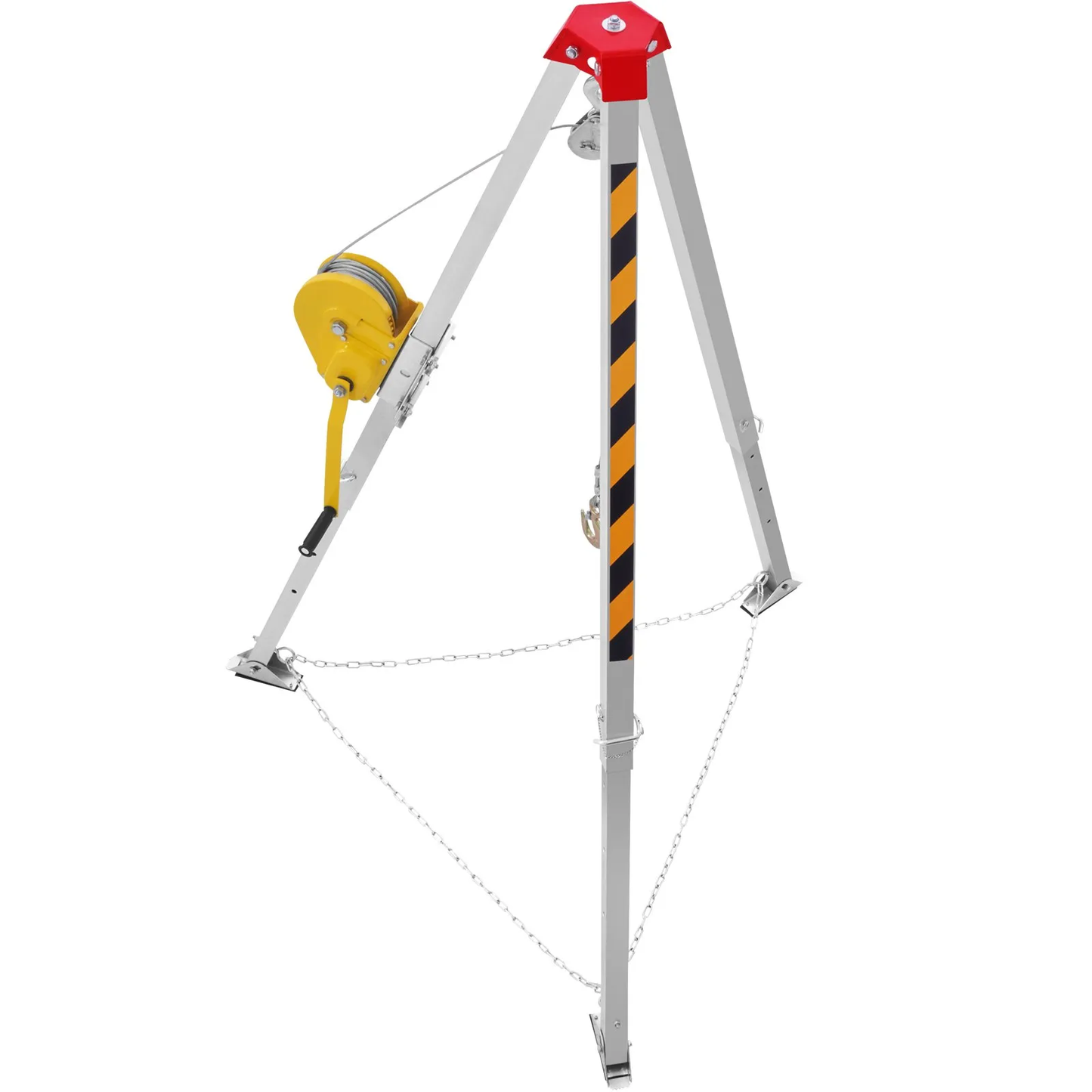 VEVOR Confined Space Tripod Kit, 2600 lbs Winch, Confined Space Tripod 8' Legs and 98' Cable,-$550