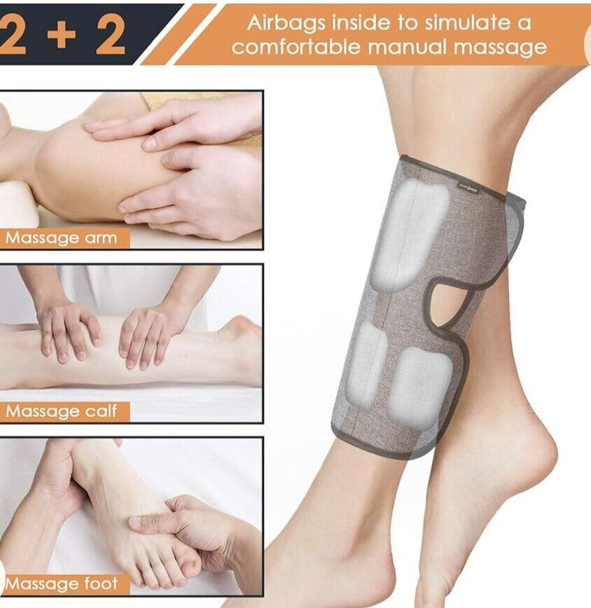 Brand New SHINE WELL Leg Compression Massager for Lower Leg, Foot and Arm Cycles,-$40