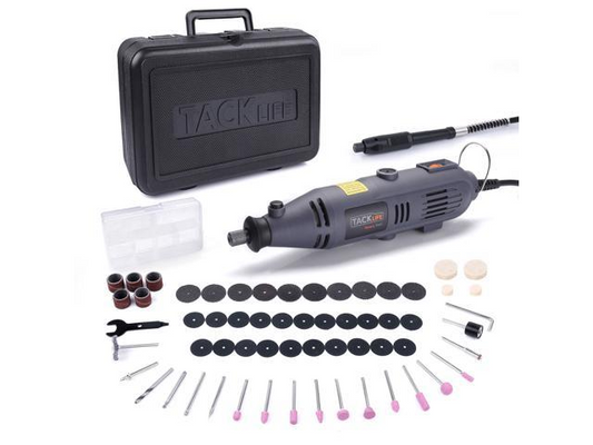 Brand new TACKLIFE RTD34AC-Rotary Tool with Flex Shaft, 135W Power Variable Speed,-$35