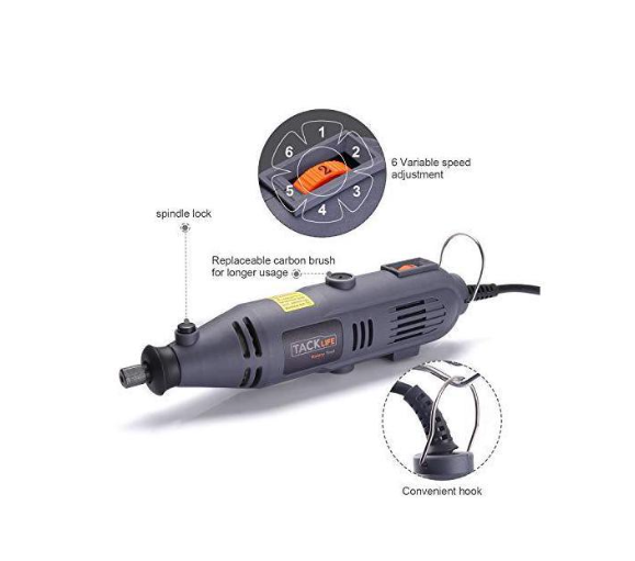 Brand new TACKLIFE RTD34AC-Rotary Tool with Flex Shaft, 135W Power Variable Speed,-$35