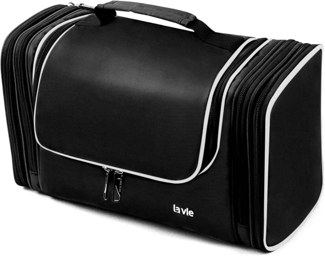 Brand New Toiletry Kit/Makeup Organizer/Travel Kit Organizer - black, $15 each