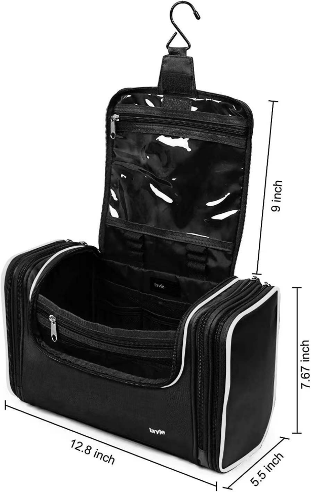 Brand New Toiletry Kit/Makeup Organizer/Travel Kit Organizer - black, $15 each