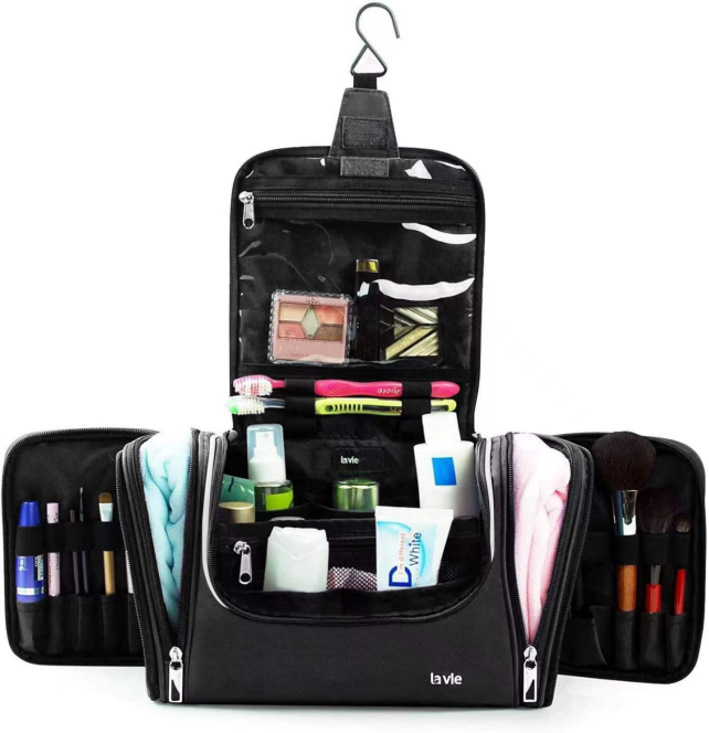 Brand New Toiletry Kit/Makeup Organizer/Travel Kit Organizer - black, $15 each