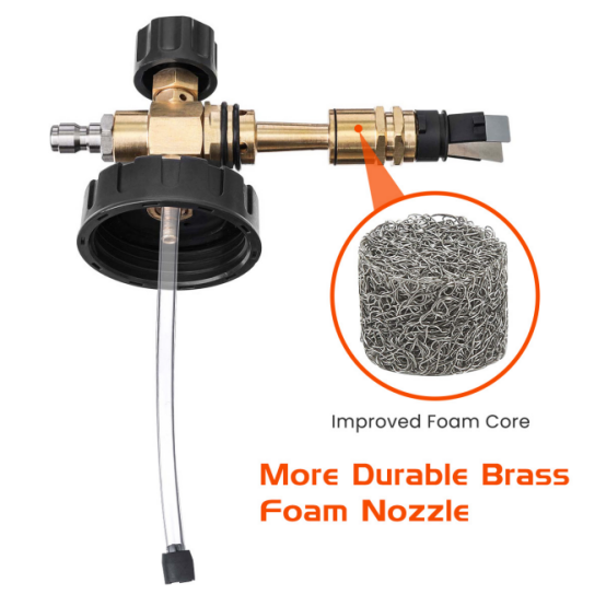 Brand New MATCC Foam Cannon III with 1/4'' Quick Connector Wide Neck Bottle(0.22gal),-$35