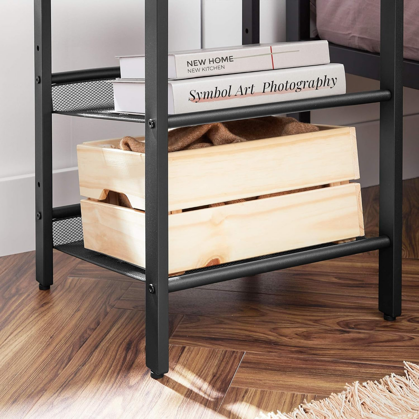 Brand New 2-piece side table set with adjustable mesh for living room, bedroom, -$70/set (2pcs)