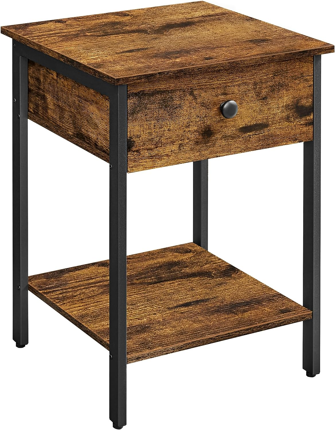 Brand New-Nightstand,End Tables,Side Tables with Drawer and Shelf, -$80/set (2pcs)