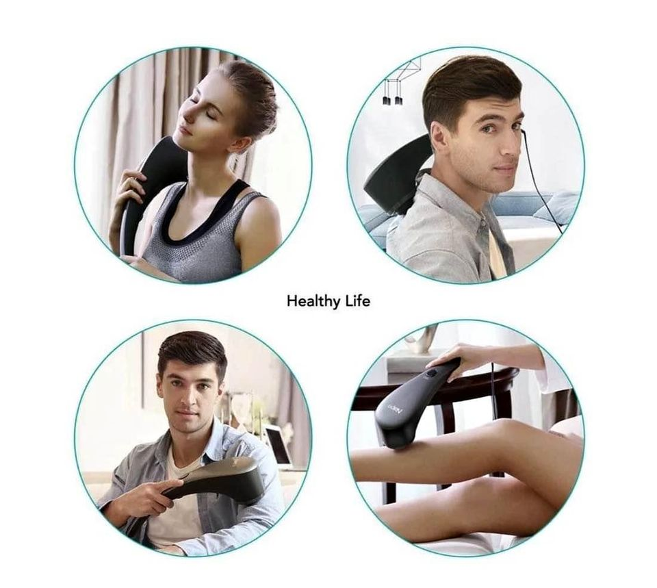 Brand New-Handheld Percussion Massager with Heat，Model MGPC-5000，-$15