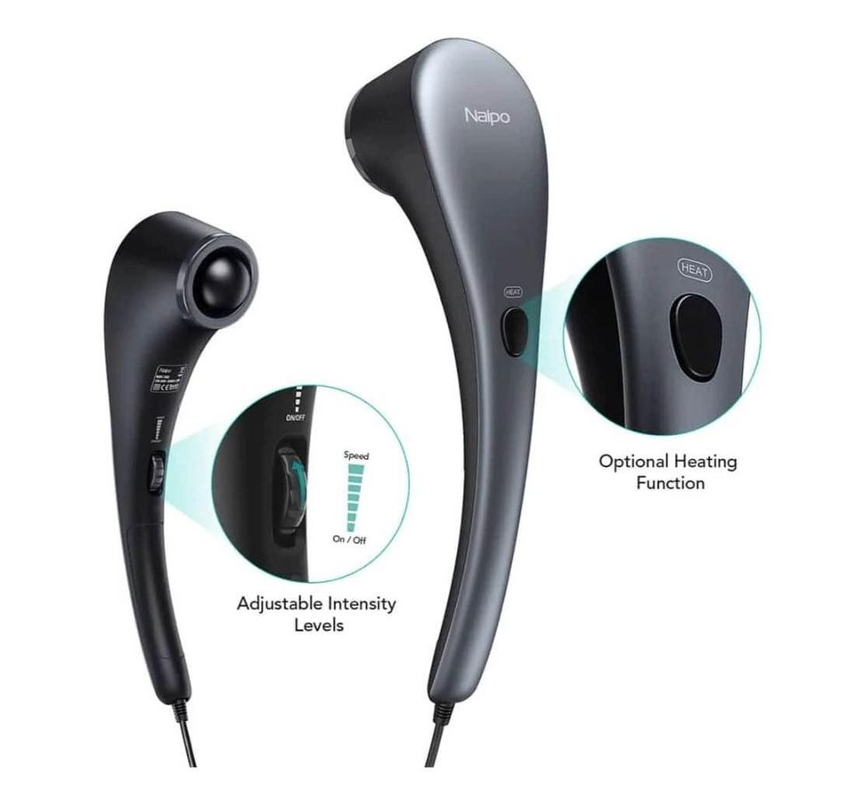 Brand New-Handheld Percussion Massager with Heat，Model MGPC-5000，-$15