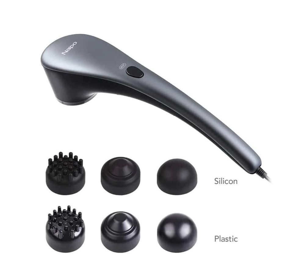 Brand New-Handheld Percussion Massager with Heat，Model MGPC-5000，-$15