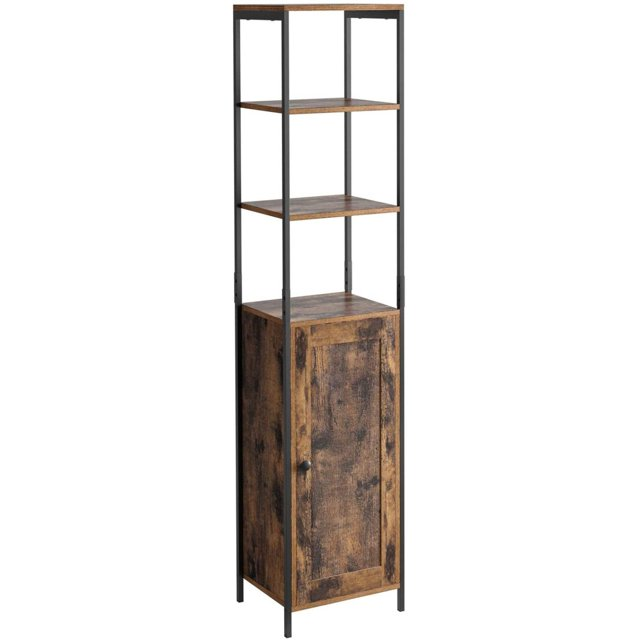 Brand New Tall Slim Cabinet Linen Tower, 5-tier Free Standing Storage Shelf Organizer Unit, -$70 each