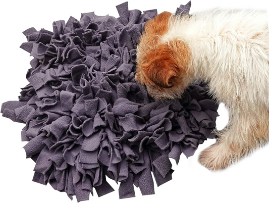 Brand New-Snuffle Mat Pet Dog Feeding Mat,Durable Interactive Dog Toys,Sniffing Training Pad, Gray