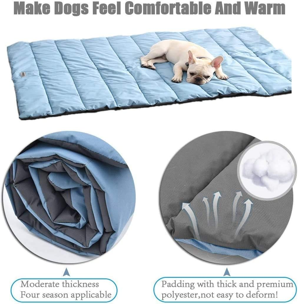 BNIB-Outdoor Waterproof Dog Bed,Washable,Water Resistant,Fit Indoor Outdoor Use for Dogs & Cat (47''x28'',Blue)-$25