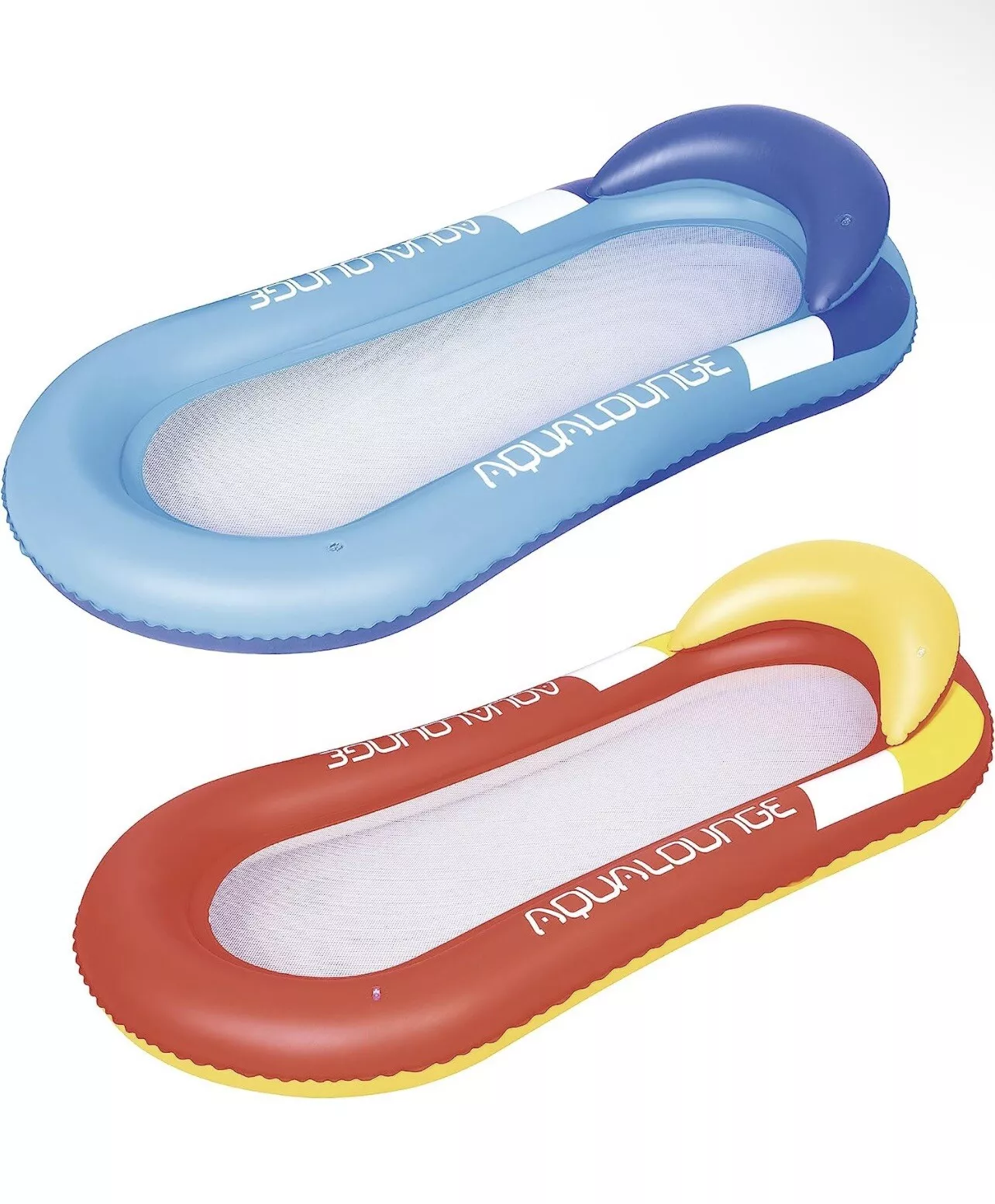BNIB-Beach Bed,Water Hammock, Bathing Hammock With Head Support, Inflatable Swimming Pool Mattress,-$30
