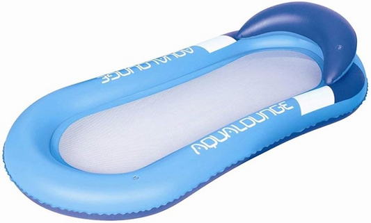 BNIB-Beach Bed,Water Hammock, Bathing Hammock With Head Support, Inflatable Swimming Pool Mattress,-$30