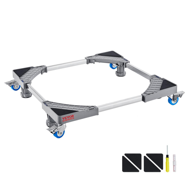 BNIB-VEVOR Mini Fridge Stand, 400 lbs Load, 4 Strong Feet, 4 Locking Swivel Wheels,Universal Mobile Base,-$40