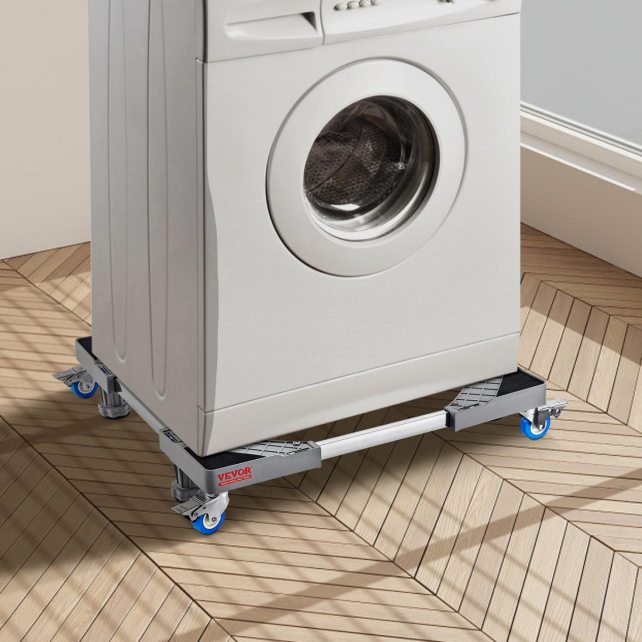 BNIB-VEVOR Mini Fridge Stand, 400 lbs Load, 4 Strong Feet, 4 Locking Swivel Wheels,Universal Mobile Base,-$40