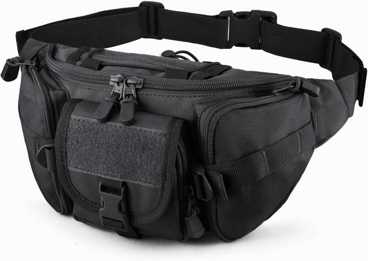 Brand New-Tactical Fanny Pack, Waterproof Utility Hip Pack Bag with Adjustable Strap,Crossbody Bag