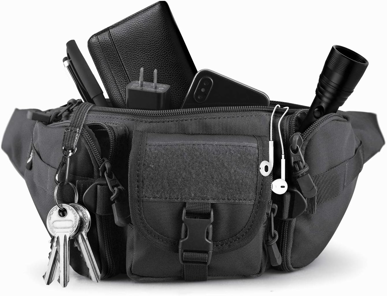 Brand New-Tactical Fanny Pack, Waterproof Utility Hip Pack Bag with Adjustable Strap,Crossbody Bag