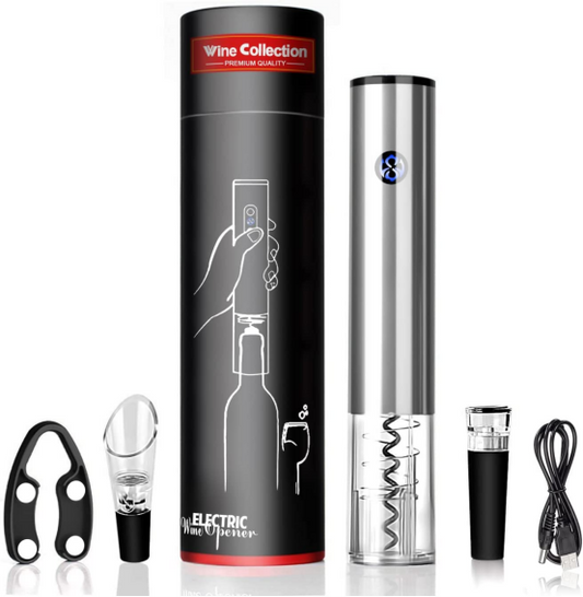 Brand New Electric Wine Opener only need to use USB charging 2.5 hours to open about 60 bottles