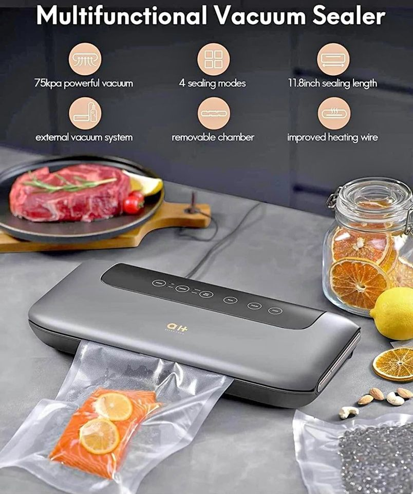 Brand New-$35 Vacuum Sealer Machine 8 in 1 Automatic Food Sealer