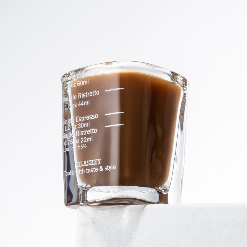 BNIB- Espresso cup,2.2 oz /60 ml, sturdy glass dishwasher free,(white scale),$15 for two sets (12pcs)