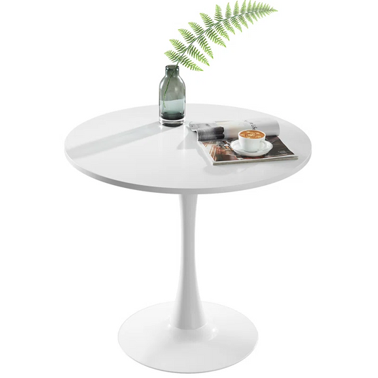 Brand New Round Metal Base Dining Table with Waterproof MDF Top