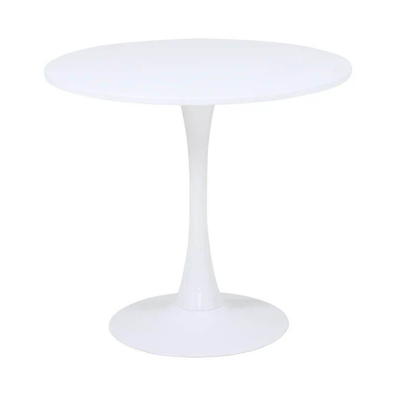Brand New Round Metal Base Dining Table with Waterproof MDF Top
