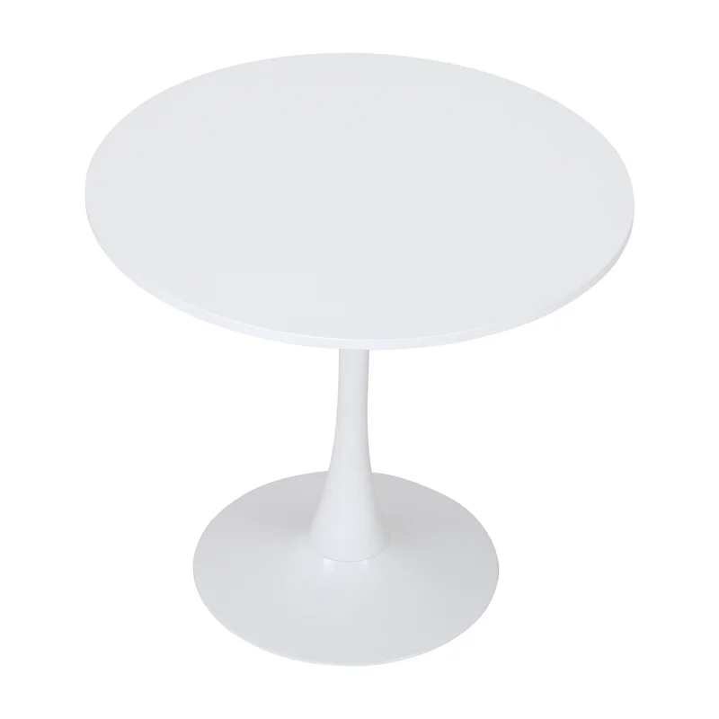 Brand New Round Metal Base Dining Table with Waterproof MDF Top