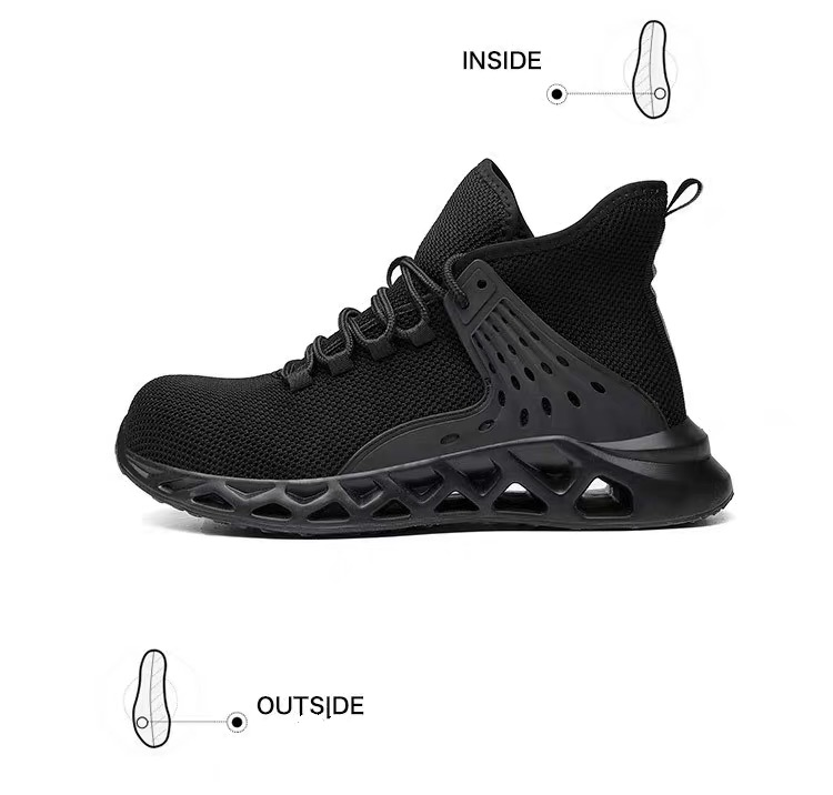 BNIB EVA non-slip steel toe work shoes, breathable and anti-puncture protective footwear, size 43 (Asia), -$70