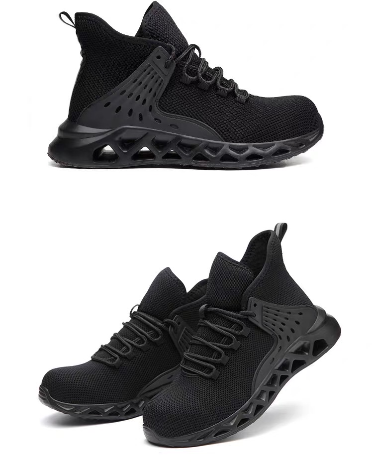 BNIB EVA non-slip steel toe work shoes, breathable and anti-puncture protective footwear, size 43 (Asia), -$70