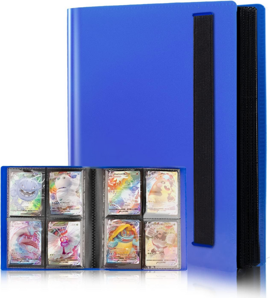 BNIB-Trading Card Binder 4 Pokect, 22 Pages 176 Pokects Card Holder, Waterproof Hockey Card Binde