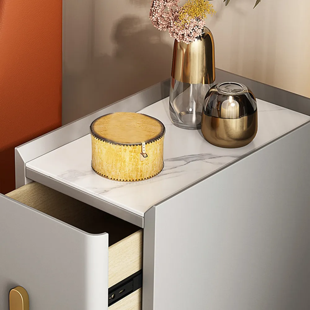Brand New Ondra Narrow Nightstand with 2 Drawers,Stylish & Functional-$150