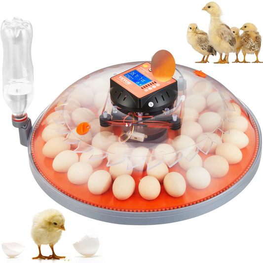 VEVOR 48 Egg Incubator, Incubators for Hatching Eggs, 360°Automatic Egg Turner with Temperature,-$70