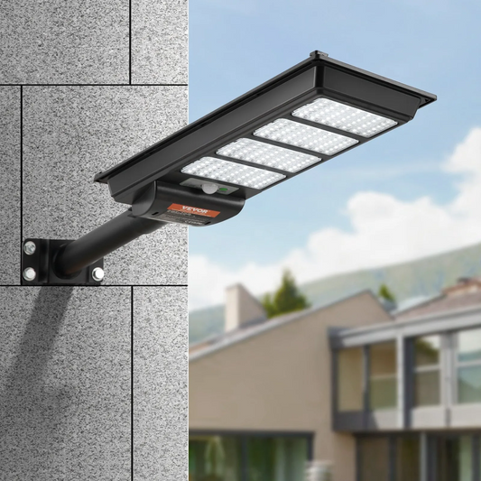 VEVOR 400W Solar Street Light, 800LM, LED Solar Flood Lights Outdoor with Infrared Remote Control,-$50