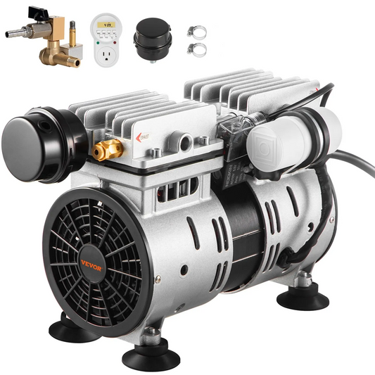VEVOR Pond Aeratorv, 550W Power, 5.2CFM for Up to 3 Acre 50' Lake, Kit Includes 3/4 HP Compressor,-$165